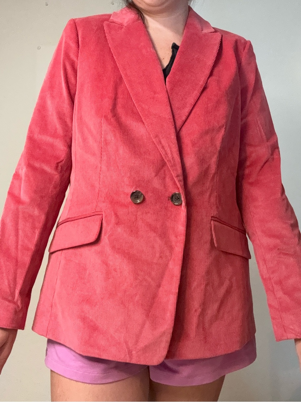 Talbot’s Women's Pink Corduroy Blazer Jacket NWOT